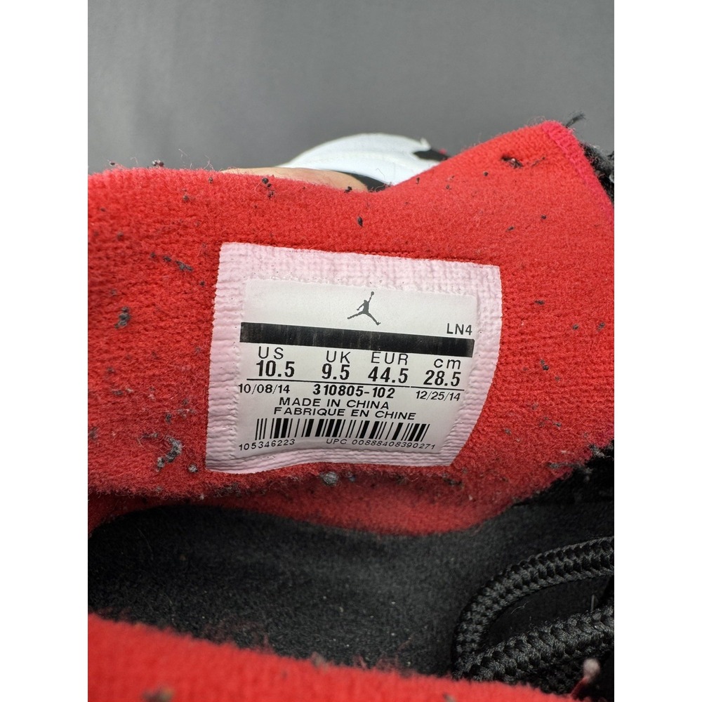 Jordan 10 Retro Double Nickel White Black True Red 310805-102 Mens Size 10.5‎ - Picture 3 of 8